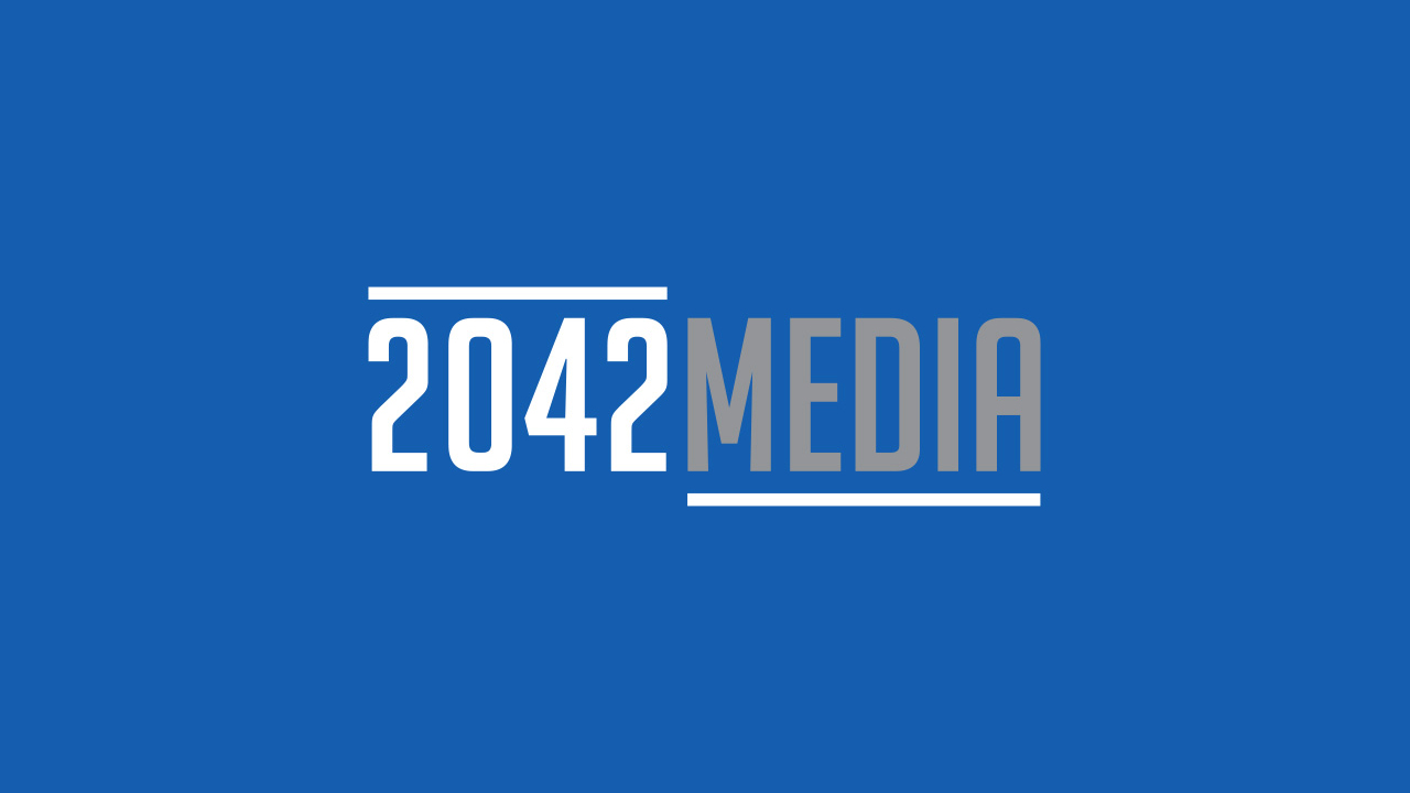 Media brand logo design for 2042 Media