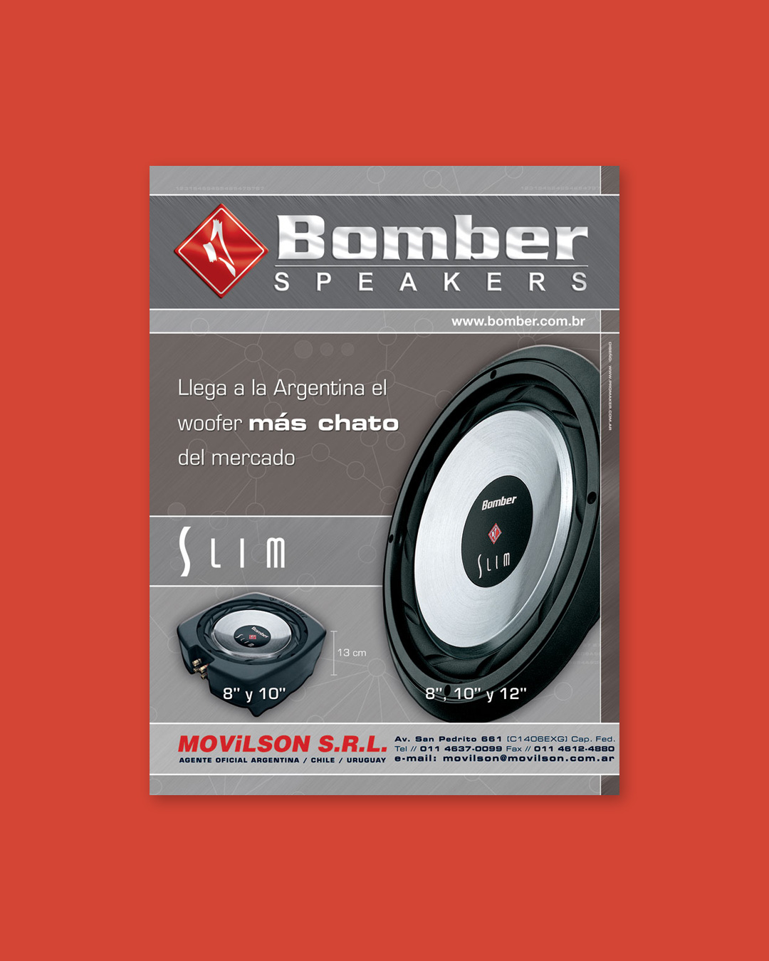 Bomber advertising print campaign