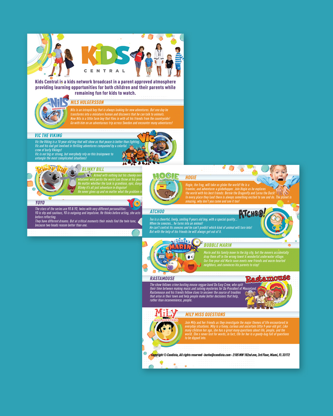 Kids Street seasonal campaign print design