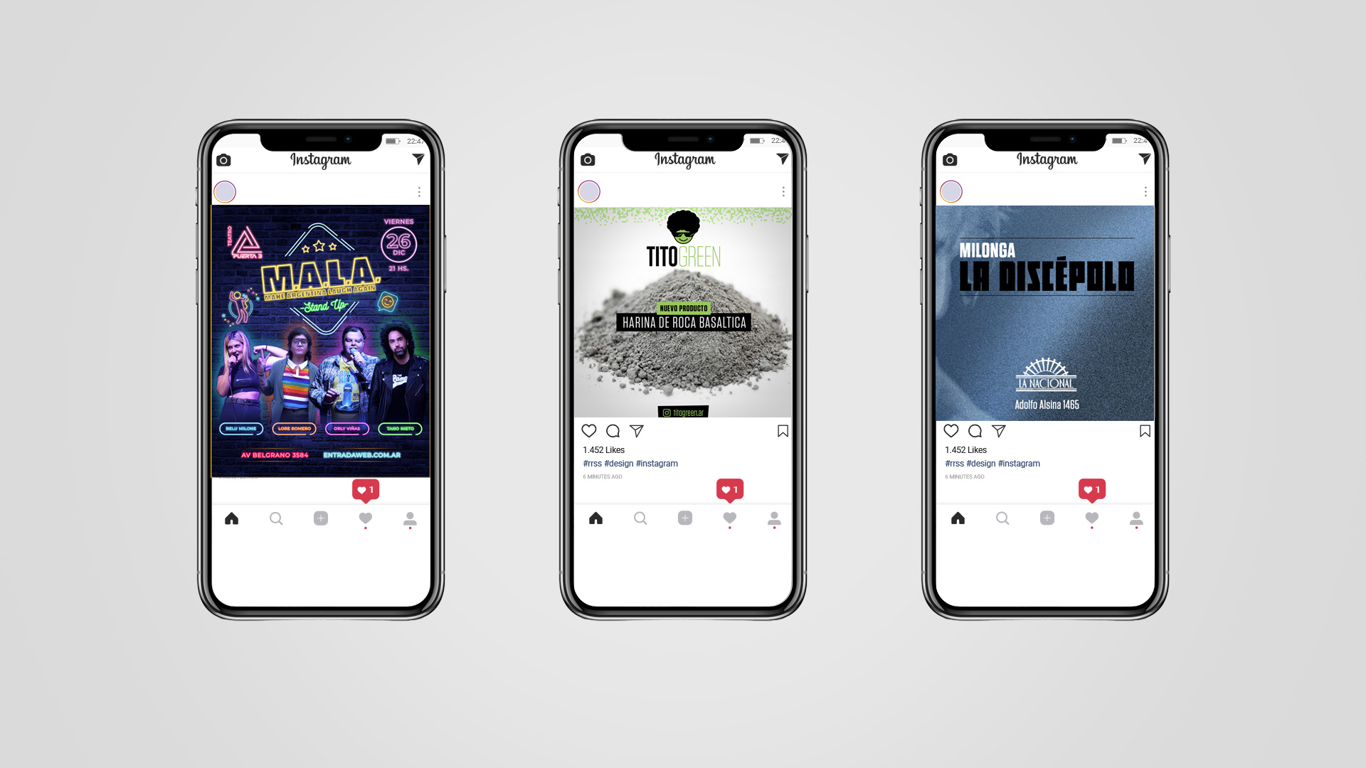 Digital campaign landing page design